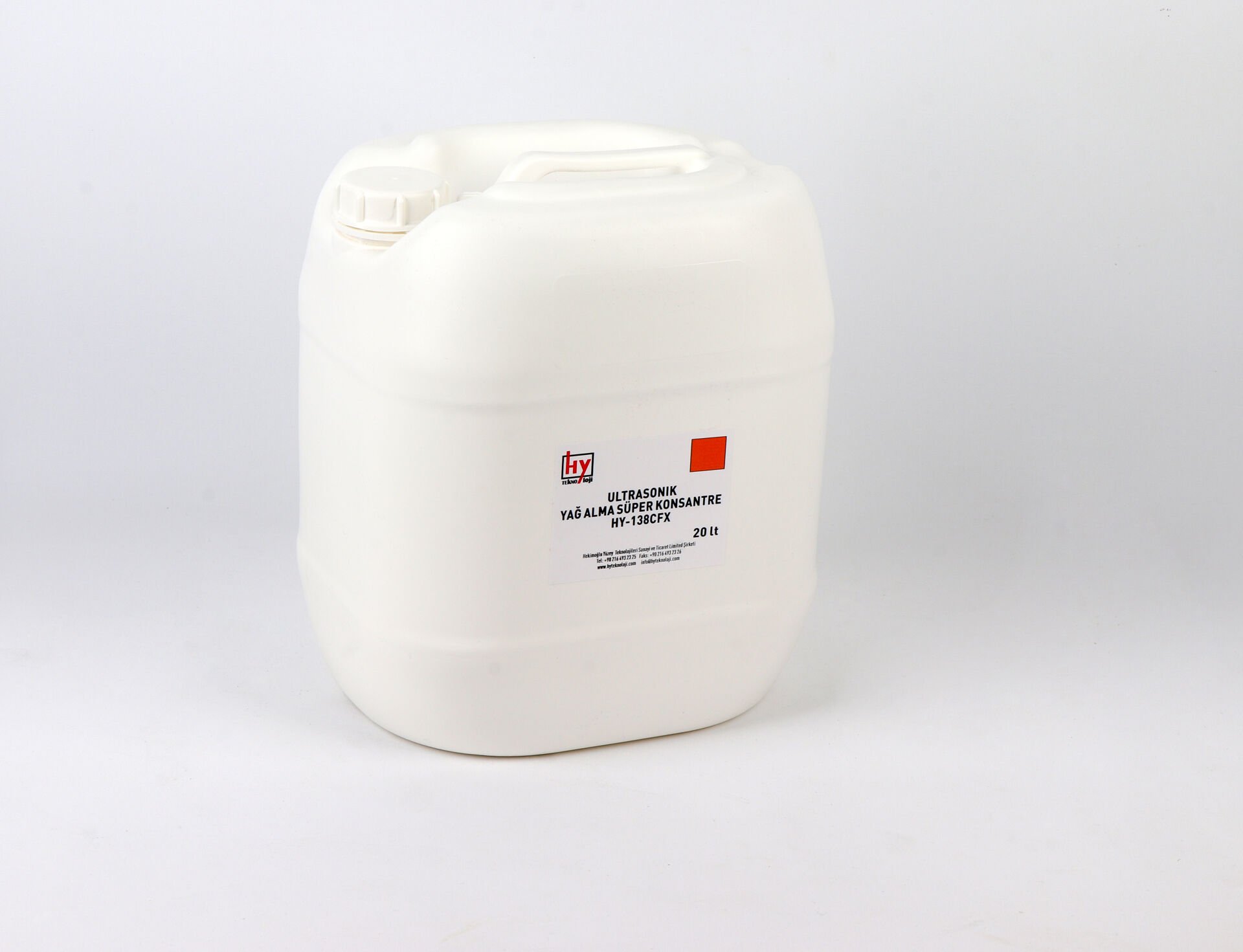 HY-138 CFX Genel Ultrasonik Yağ Alma Deterjanı - 20 lt ambalaj