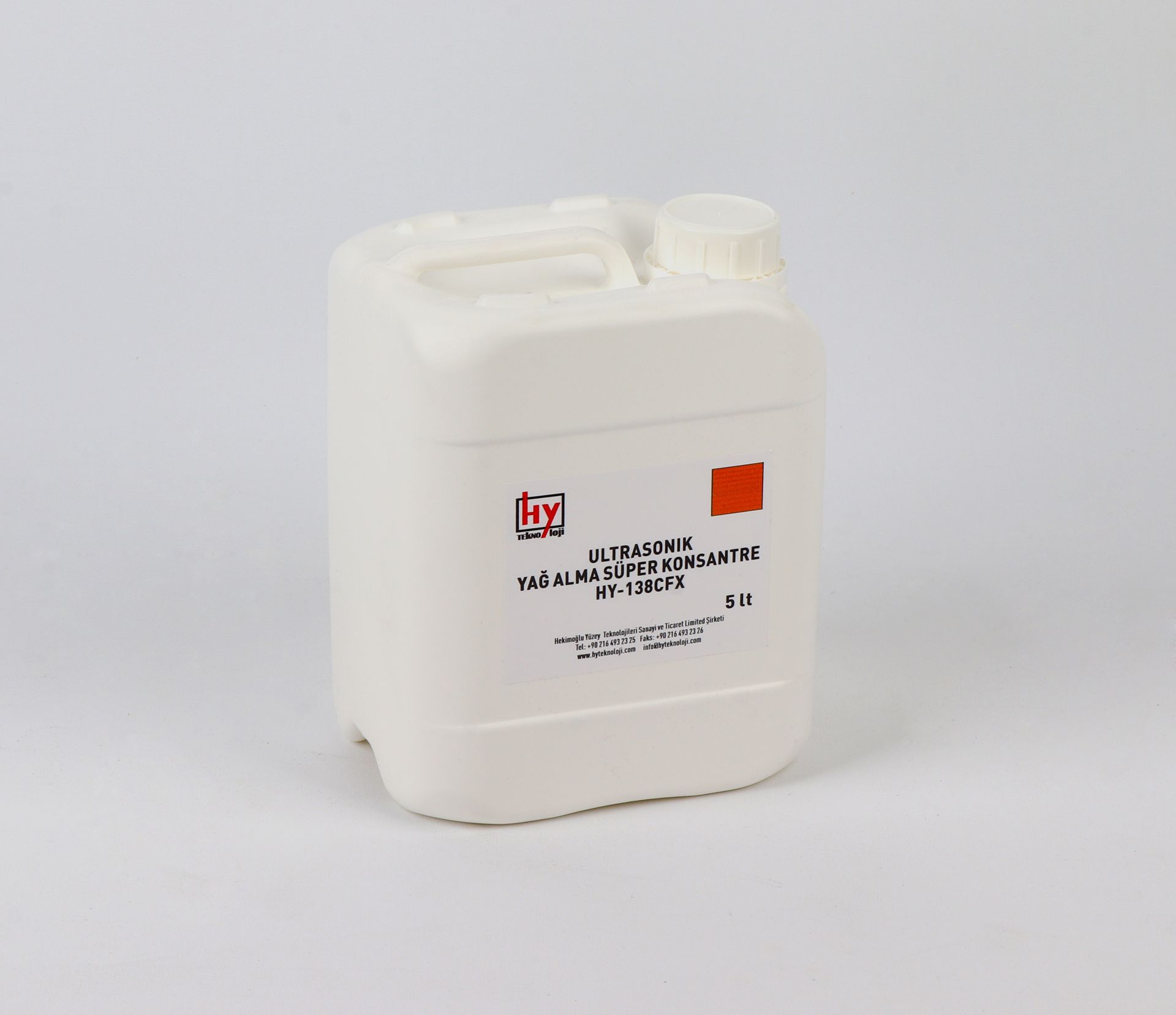 HY-138 CFX Genel Ultrasonik Yağ Alma Deterjanı - 5 lt ambalaj