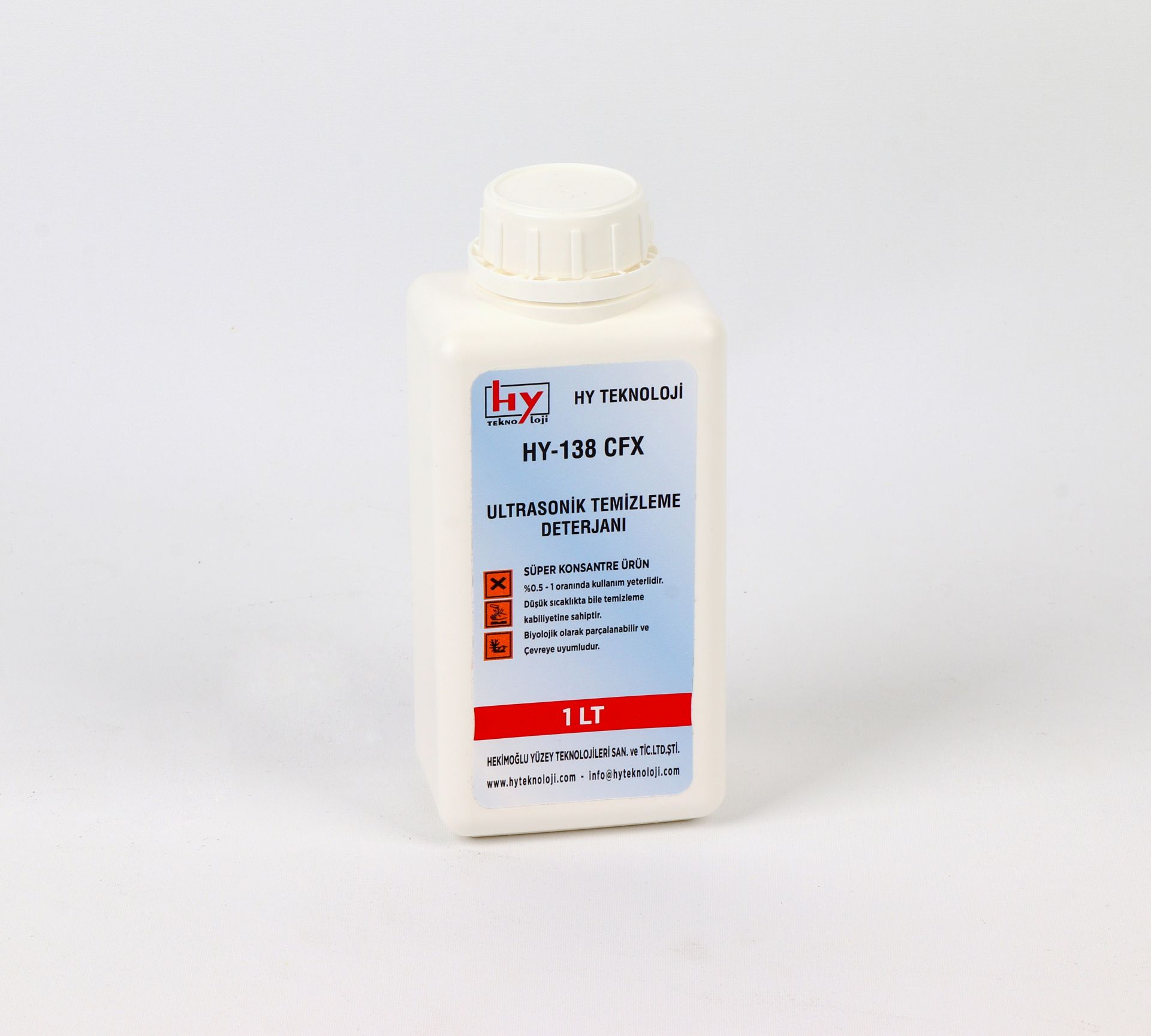 HY-138 CFX Genel Ultrasonik Yağ Alma Deterjanı - 1 lt ambalaj