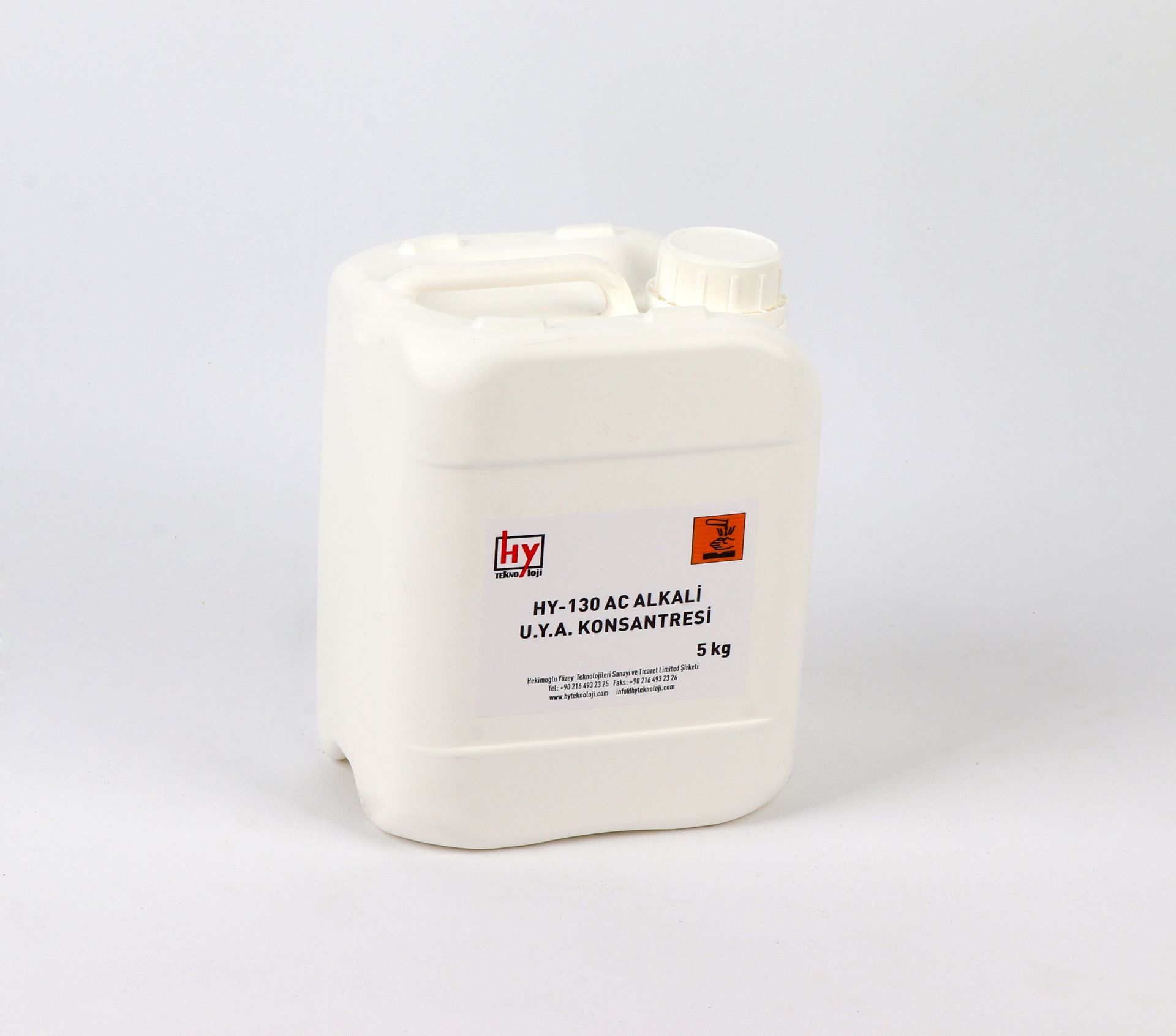 HY-130 AC Alkaline Ultrasonic Degreasing Detergent - 5 kg packaging