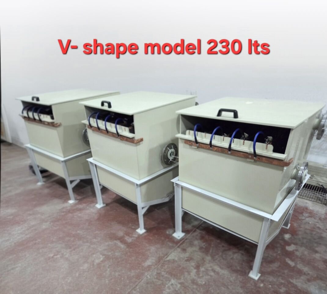 ELECTRO WİNNİNG CELL SYSTEM EL.WİN 230 / 500 V-SHAPE SMALL MODEL